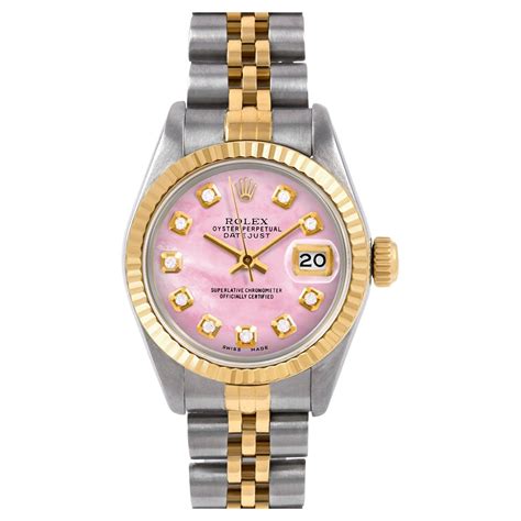 mother of pearl rolex women& 39|rolex 36mm datejust with diamonds.